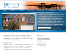 Tablet Screenshot of infinityhm.com